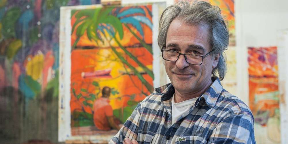 Titouan Lamazou navigue entre bateau, art et écriture